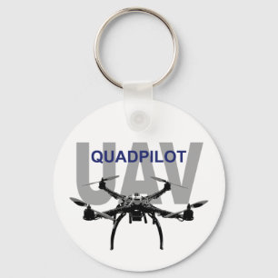 UAV Quadpilot Quadcopter Pilot Key Ring