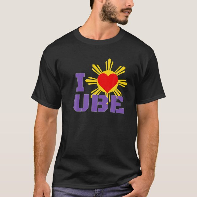Ube Bae I Love Your Way Philippines Filipino Food T-Shirt (Front)