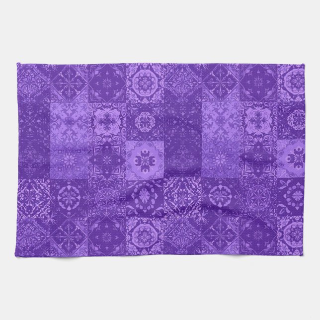 Ube Halaya Purple Tea Towel (Horizontal)