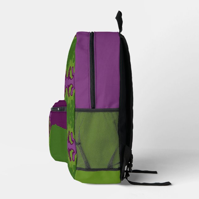 UbeMatchate  Printed Backpack (Right)