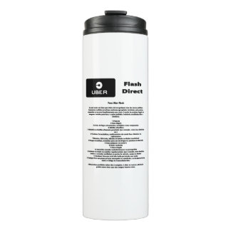 Uber Flash Direct Guidelines Thermal Tumbler