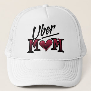 Uber Mum Red Trucker Hat