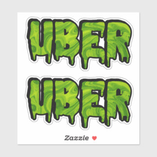Uber Slime Logo for Rideshare and Delivery