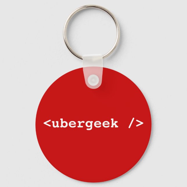 <ubergeek /> keyring (Front)