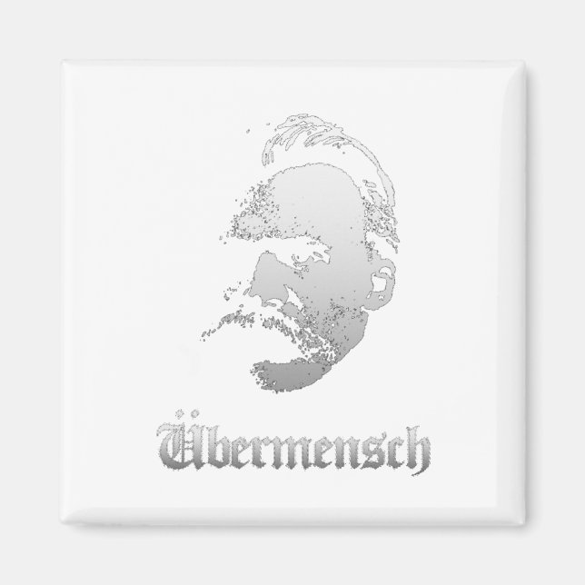 Ubermensch – Friedrich Nietzsche Best German Philo Magnet (Front)