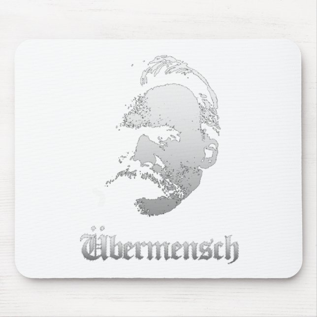 Ubermensch – Friedrich Nietzsche Best German Philo Mouse Mat (Front)
