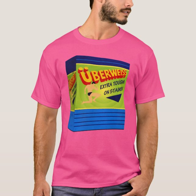 Uberweiss Laundry Detergent retro T-Shirt (Front)