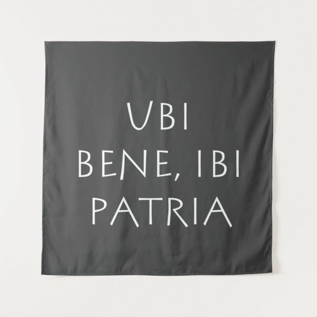 Ubi bene ibi patria tapestry (Front)