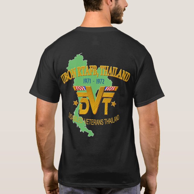 Ubon RTAFB, Thailand Veterans T-Shirt (Back)