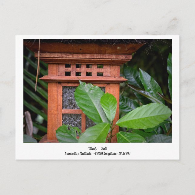 Ubud - Bali, Indonesia Travel  Holiday Postcard (Front)