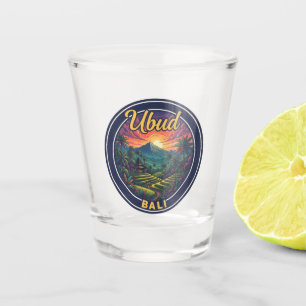 Ubud Bali Indonesia Travel Shot Glass