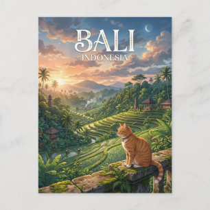 Ubud Indonesia Postcard