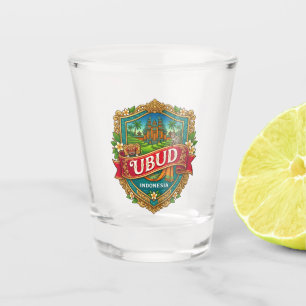 Ubud Indonesia Shot Glass