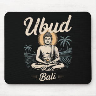 Ubud Li Buddha Spiritual Yoga Meditation Mouse Mat