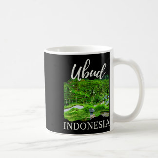 Ubud Li Indonesia Souvenir Yoga Meditation Rice Pa Coffee Mug