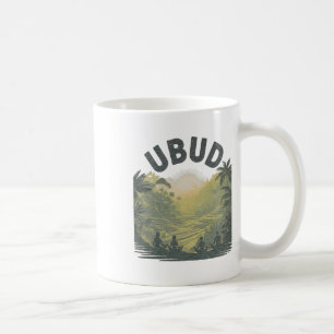 Ubud Li Rice Fields Jungle Meditation Yoga  Coffee Mug