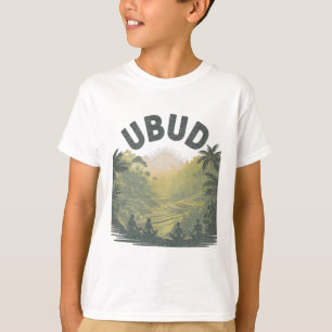 Ubud Li Rice Fields Jungle Meditation Yoga T-Shirt