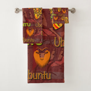 Ubuntu - I am because we are. Bath Towel Set