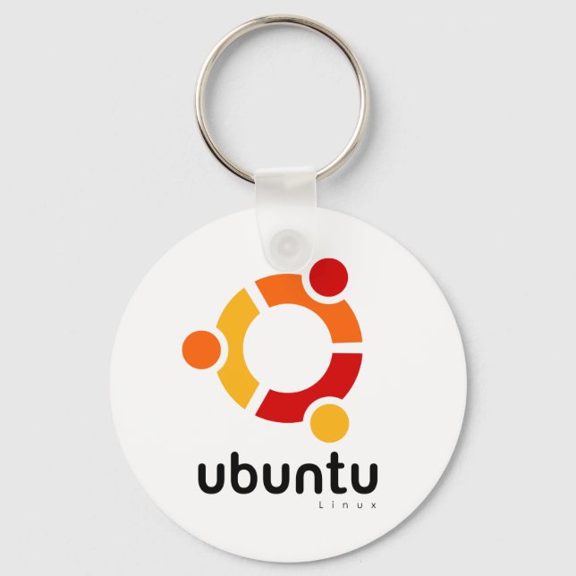 Ubuntu Linux Open Source Key Ring (Front)