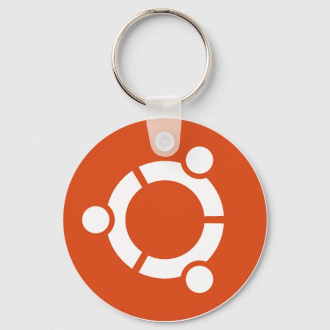 Ubuntu Linux Tshirt Kode ub05 Key Ring (Front)