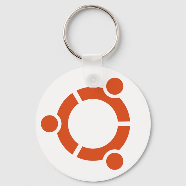 Ubuntu Logo Keychain (Front)