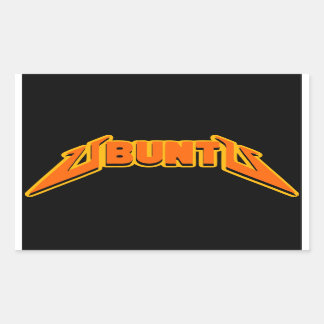 Ubuntu Rock Parody Logo Sticker
