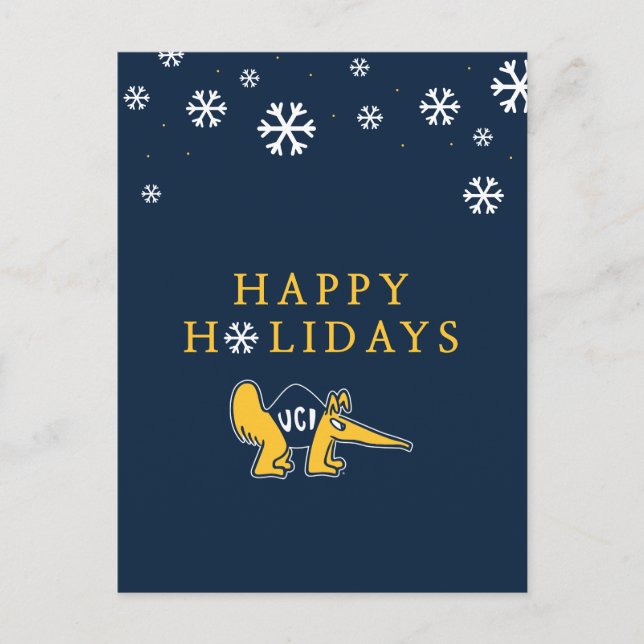 UC Irvine | UCI Anteaters Holiday Postcard (Front)