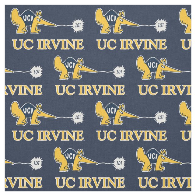 UC Irvine UCI Anteaters Zot! Fabric (Swatch)
