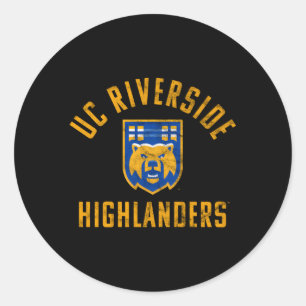 Uc Riverside Highlanders Large Classic Round Sticker