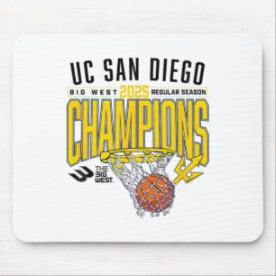 Uc San Diego Tretons 2025 Regular Season Basketbal Mouse Mat