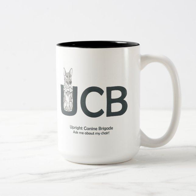 UCB Breeds- German Shepherd- mug (Right)