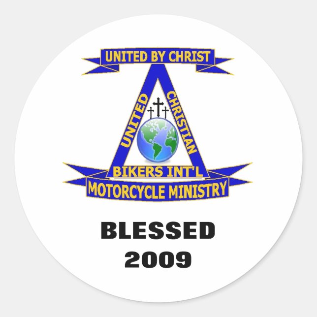 UCBI Bike Blessing Sticker 2009 (Front)