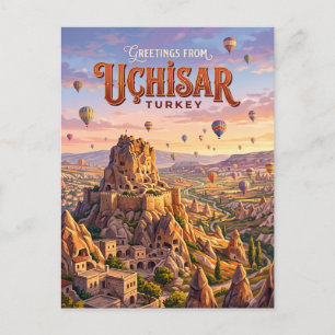Uçhisar Turkey Postcard