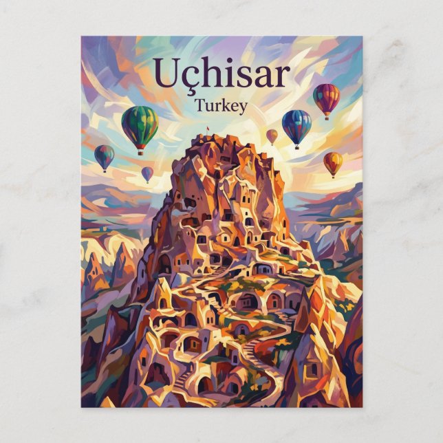 Uçhisar Turkey Postcard (Front)