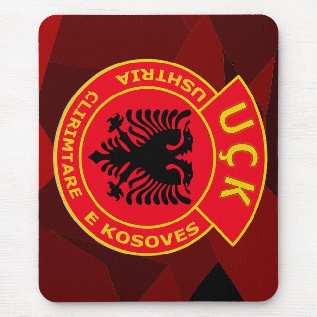 UCK_KLA red camo Mouse Mat (Front)
