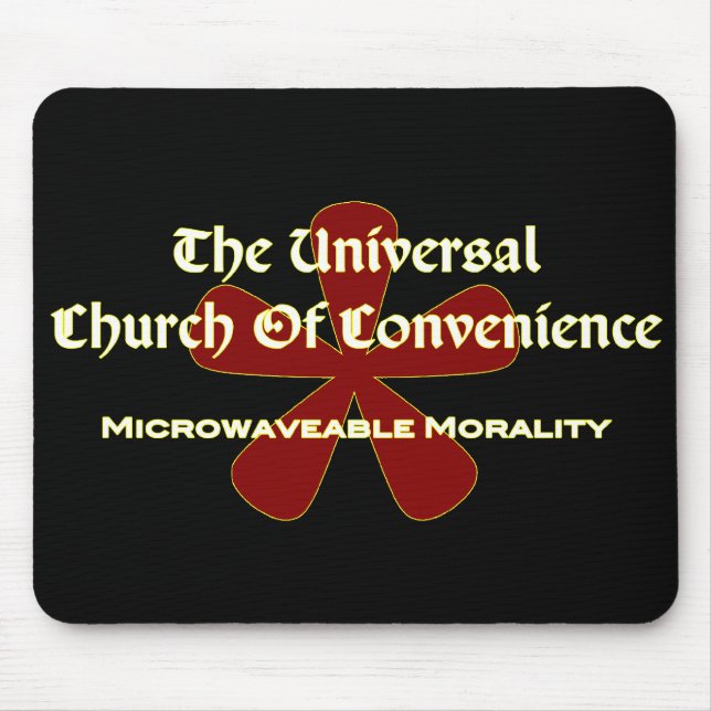 UCOC Microwave - Dark Mouse Mat (Front)