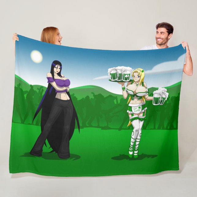 Ucogi & Alice Fleece Blanket (In Situ)
