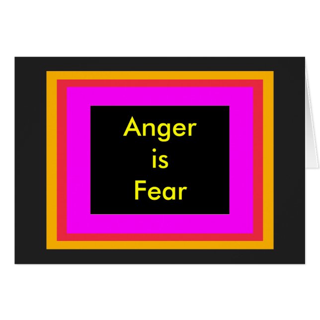 !   UCreate Anger is Fear (Front Horizontal)