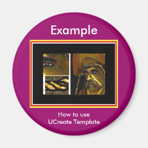 UCreate Templates jGibney The MUSEUM Zazzle Magnet