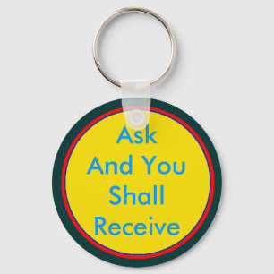 ! UCreate Zazzle - Ask You Receive The MUSEUM Key Ring