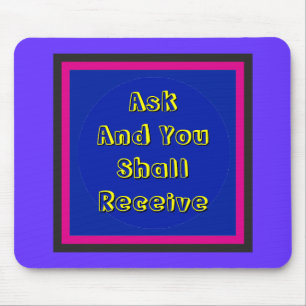 ! UCreate Zazzle - Ask You Receive The MUSEUM Mouse Mat
