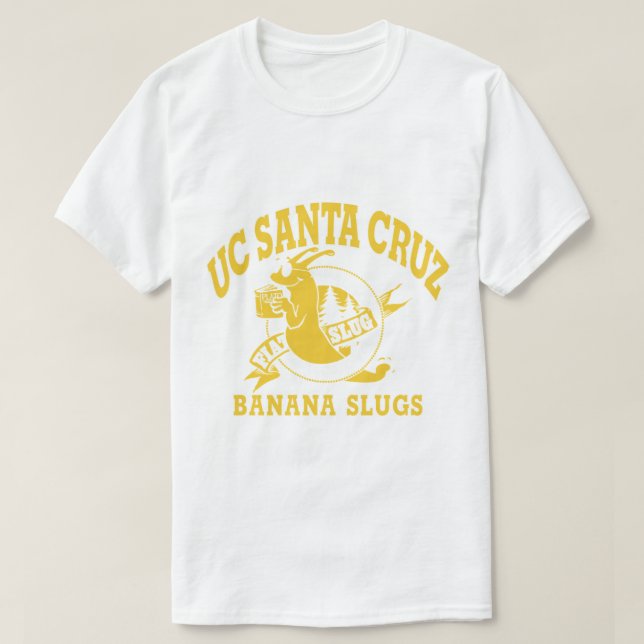 UCSC Santa Cruz Banana Slugs   T-Shirt (Design Front)