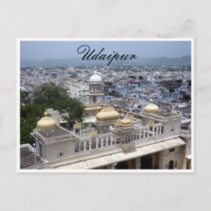 udaipur india postcard