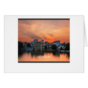 Udaipur sunset over Lake Pichola