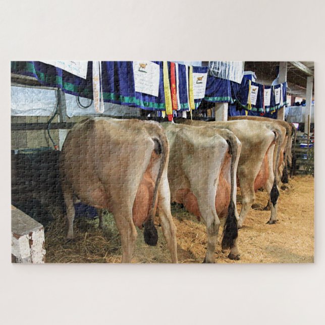 Udderly beautiful cows jigsaw puzzle (Horizontal)