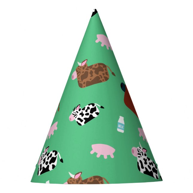 Udderly Cows Party Hat (Front)