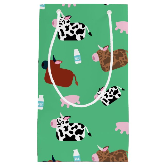 Udderly Cows Small Gift Bag (Front)