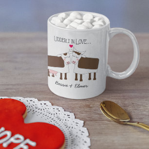 Udderly in Love Personalised Mug