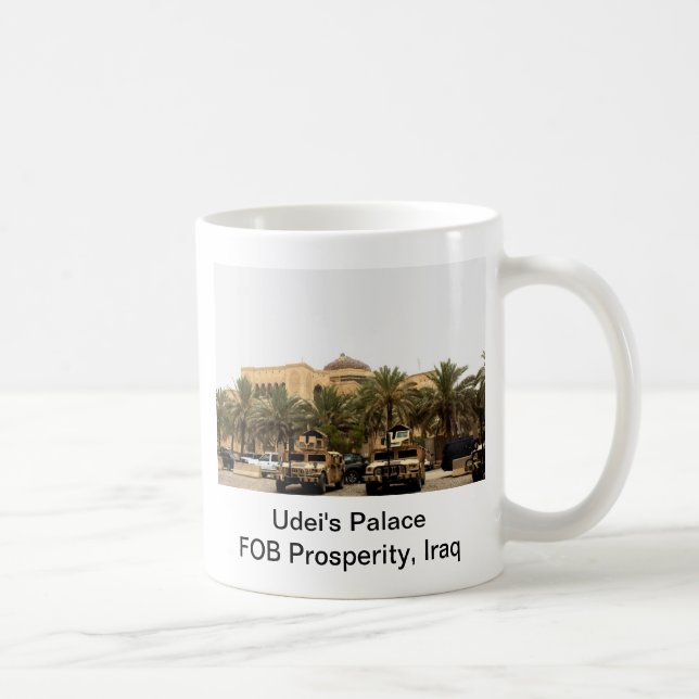 Udei;s Palace, FOB Prosperity, Iraq Coffee Mug (Right)
