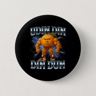 Udin Din Din Dun Funny Italian Brainrot Meme Bodyb 6 Cm Round Badge